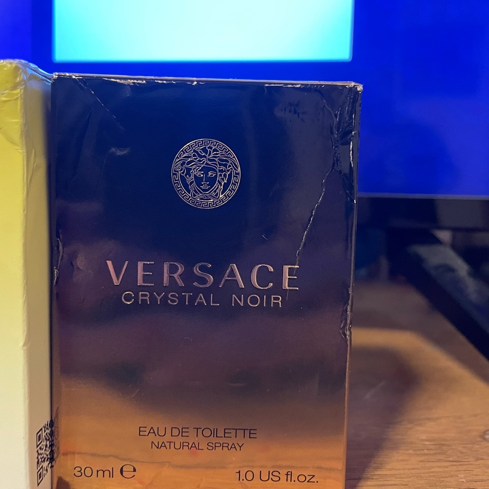 Versace Crystal Noir Eau de Toilette in Black and Gold